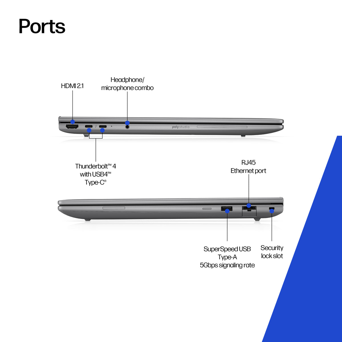 HP Inc. HP ZBook 8 G1i 14 WUXGA AG 400n LowPower LBL for 5MP+IR U7 255H 14 16GB 1T Win11P 3/3/3