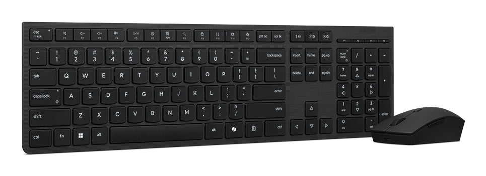 Lenovo Professional Wireless Rechargeable Combo Keyboard and Mouse -US English