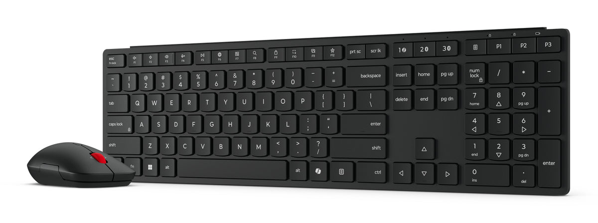 Lenovo Wireless Multi-Mode Pro Combo Keyboard and Mouse 6000-US Euro