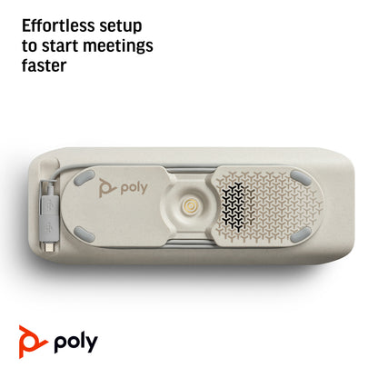 HP Inc. Poly Sync 40+ Microsoft Teams Certified USB-A USB-C Speakerphone +BT700 USB-A Adapter
