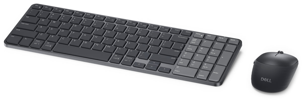 Dell Pro 7 Rechargeable Compact Keyboard and Mouse - KM746 - US International (QWERTY)
