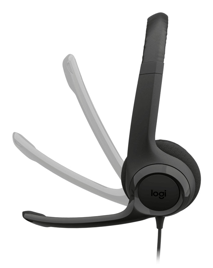 Logitech H390 USB-C COMPUTER HEADSET/MIDNIGHT BLACK - EMEA29-953