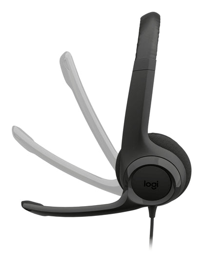 Logitech H390 USB-C COMPUTER HEADSET/MIDNIGHT BLACK - EMEA29-953