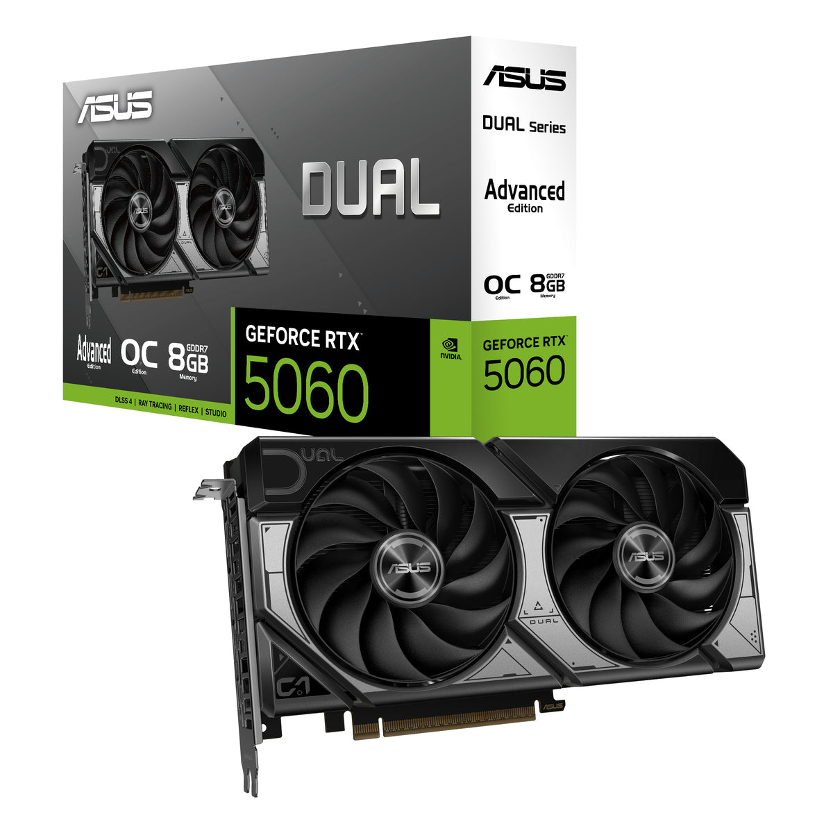 Asus Dual GeForce RTX™ 5060 8GB GDDR7 OC Edition Advanced