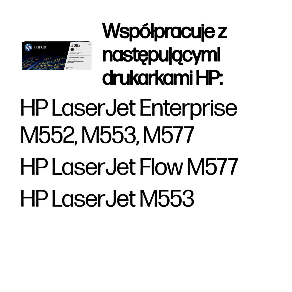 HP Inc. TONER CARTRIDGE 508X Black/.