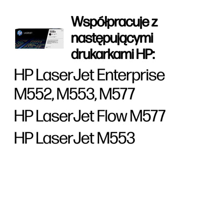 HP Inc. TONER CARTRIDGE 508X Black/.