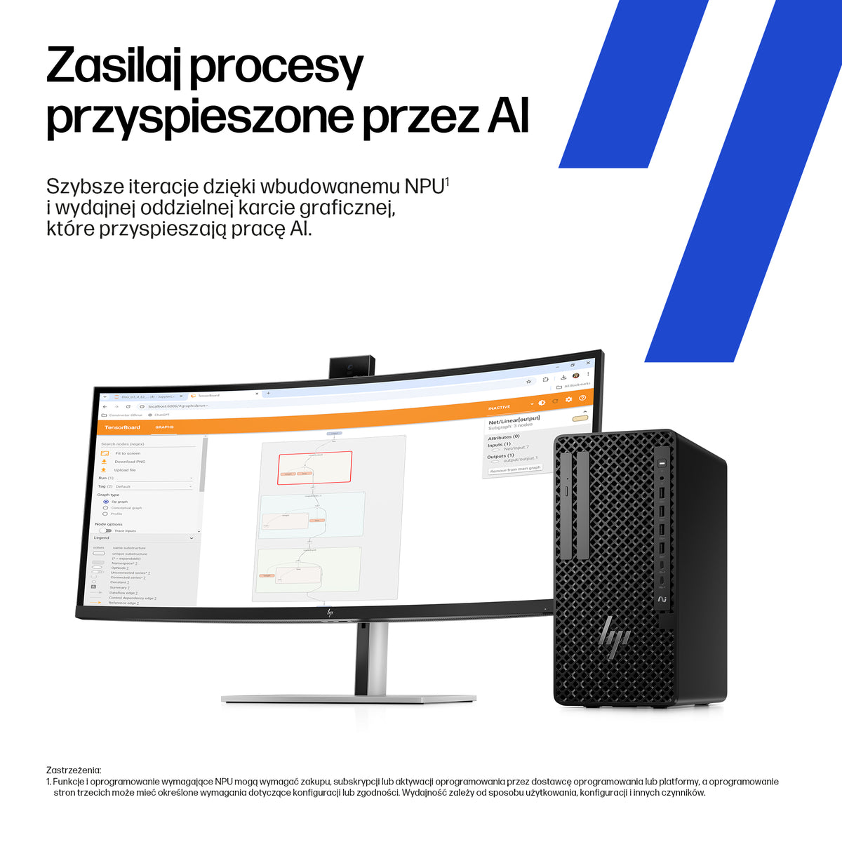 HP Inc. HP Z1 Tower G1i Ultra 7 265 1TB 32GB 2X16GB NVIDIA ProVis RTX A1000 8G W11P 3/3/3