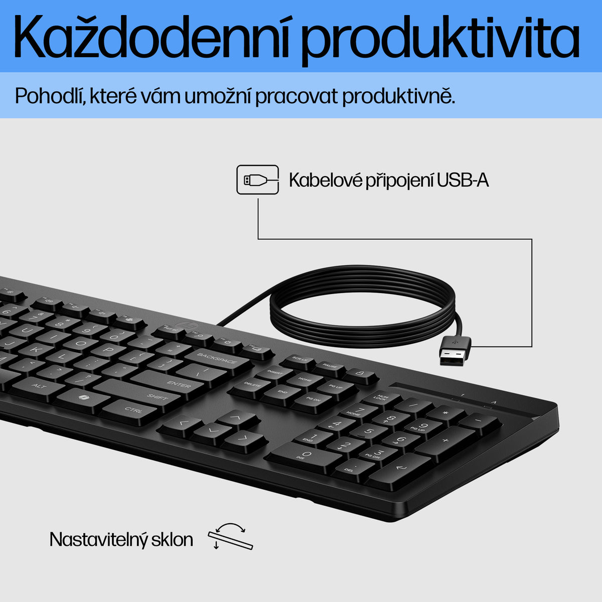 HP Inc. HP 125 G2 USB WD KEYBOARD/INTL ENGLISH