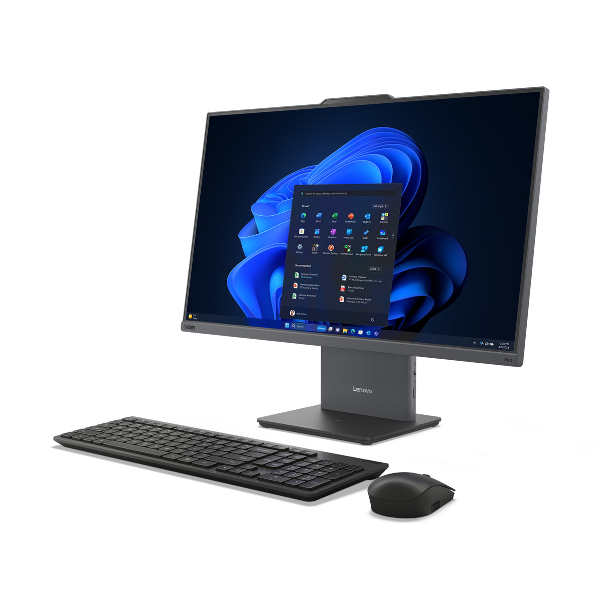 Lenovo ThinkCentre neo 50a 27 G6 AiO 27" FHD Ultra 5 226V 16GB 512GB WiFi 6 BT 5MP Wireless Charger W11P 3Y Onsite
