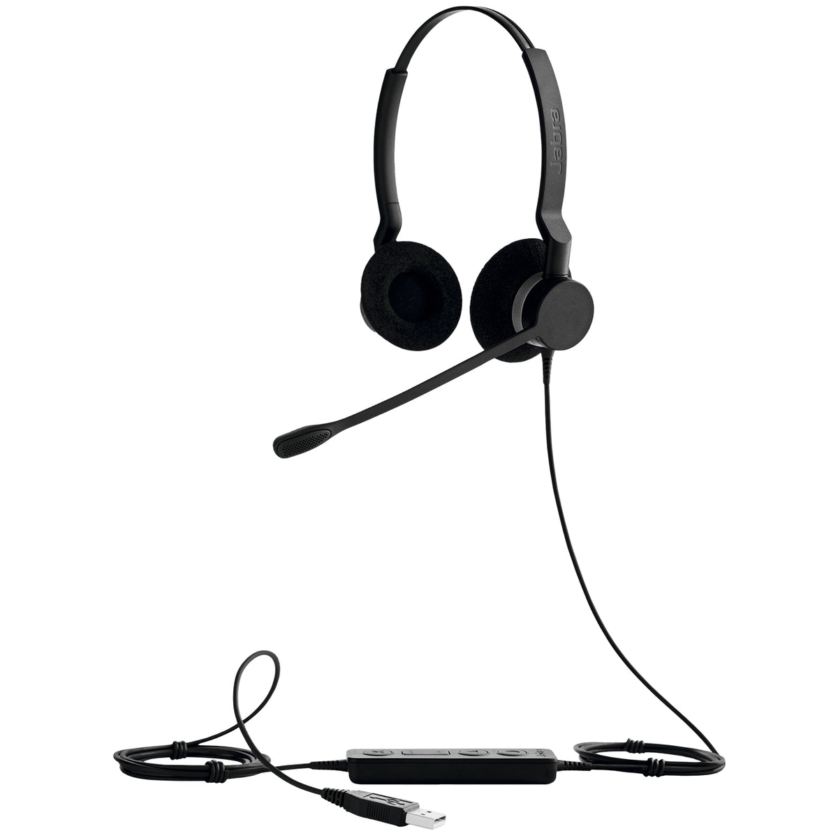 Jabra BIZ 2300 USB DUO/HEAD BRACKED MUTE/VOL. CONTR.