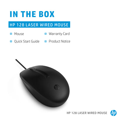 HP Inc. HP 128 LSR Wired Mouse