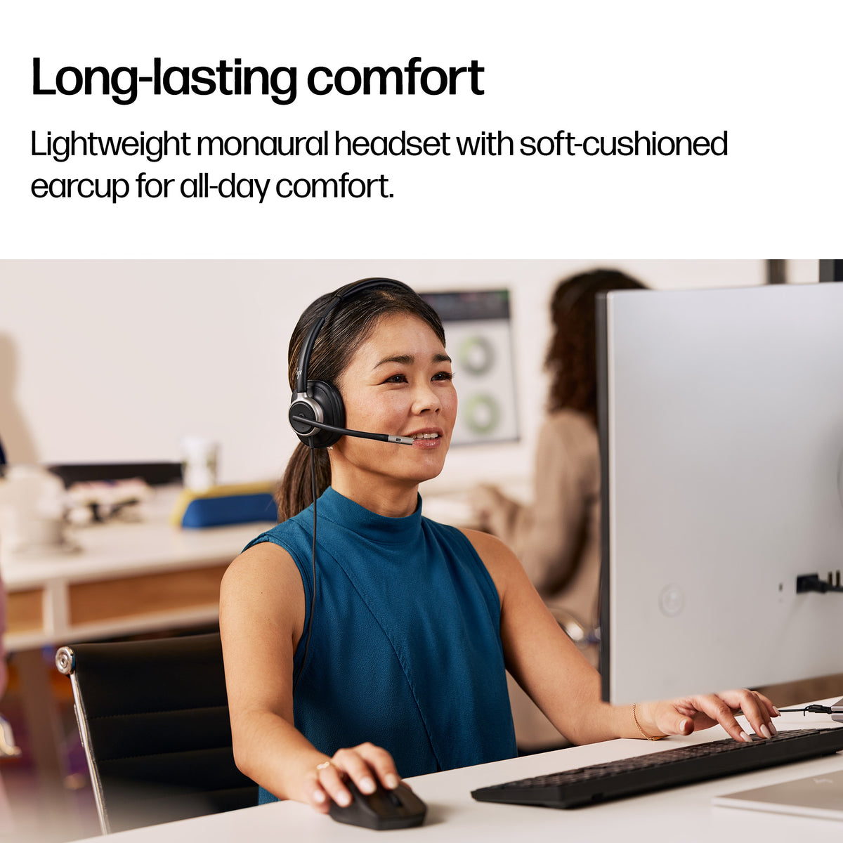 HP Inc. HP POLY MISSION 815 MONAURAL/USB WIRED HEADSET WW