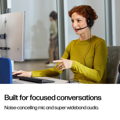 HP Inc. HP POLY MISSION 425 STEREO USB/WIRED HEADSET CLASSIC