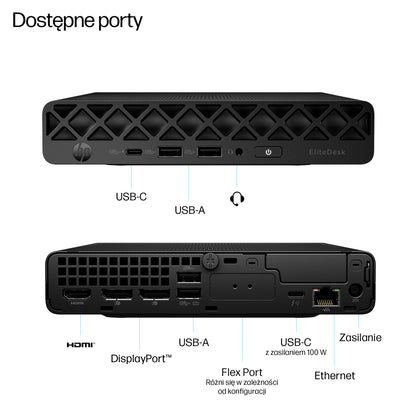 HP Inc. HP EliteDesk 8 Mini G1i U7 265T 16GB 1TB Win11P 3/3/3