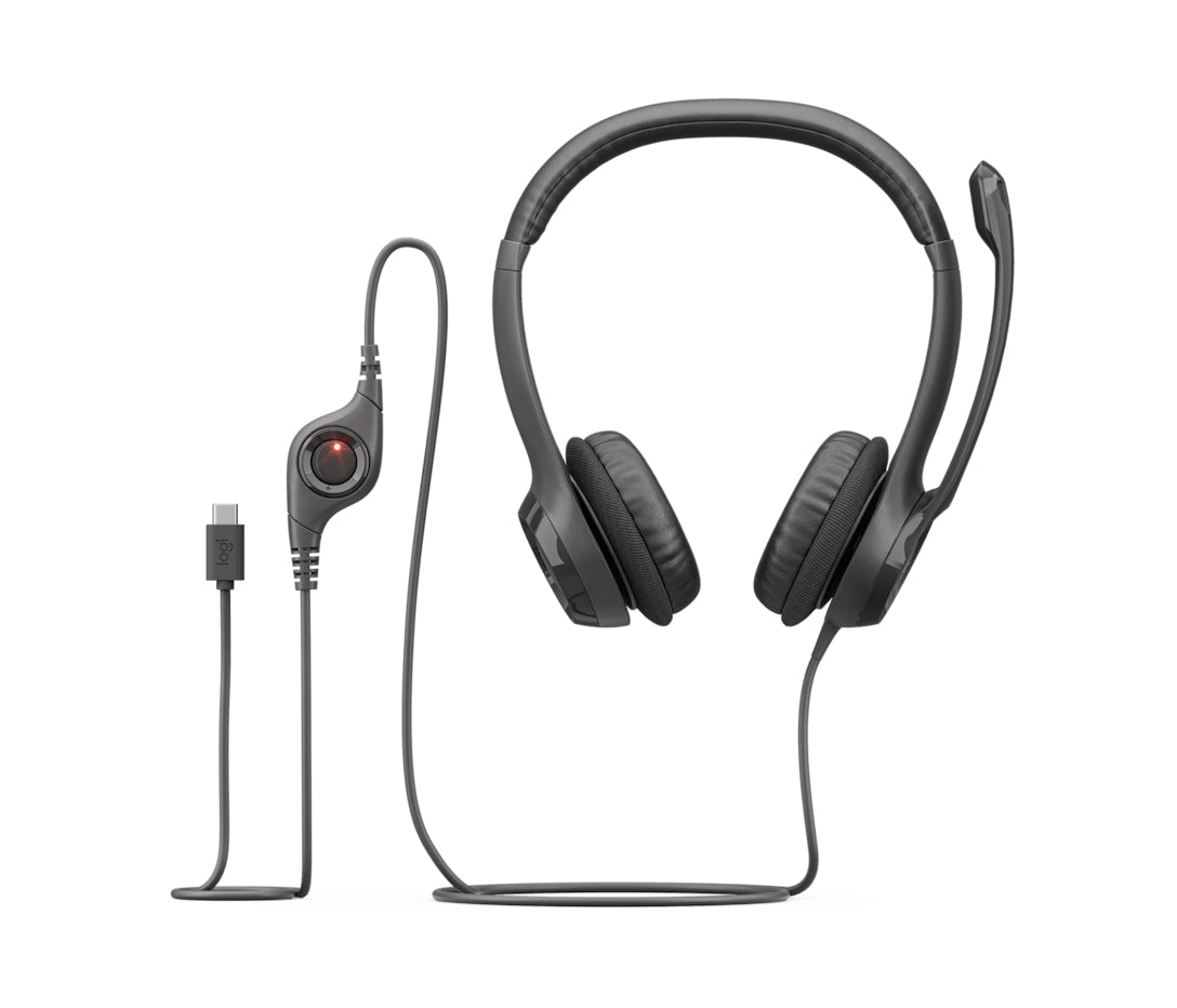 Logitech H390 USB-C COMPUTER HEADSET/MIDNIGHT BLACK - EMEA29-953