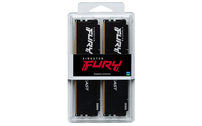 Kingston 16GB DDR5 6000MT/S CL30 DIMM/KIT OF 2 FURY BEAST Black EXPO