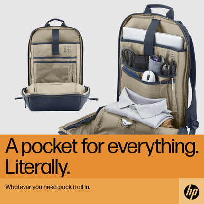 HP Inc. HP Travel LAPTOP BACKPACK 18L/IRON Grey 15.6 ZOLL