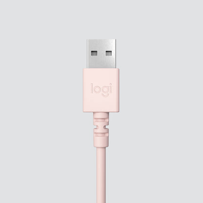 Logitech H390 USB COMPUTER HEADSET/-ROSE-EMEA-914