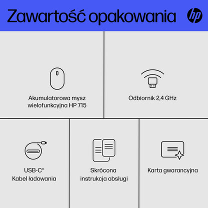 HP Inc. HP 715 RECHBL Mult-Dvc Bluetooth Mouse