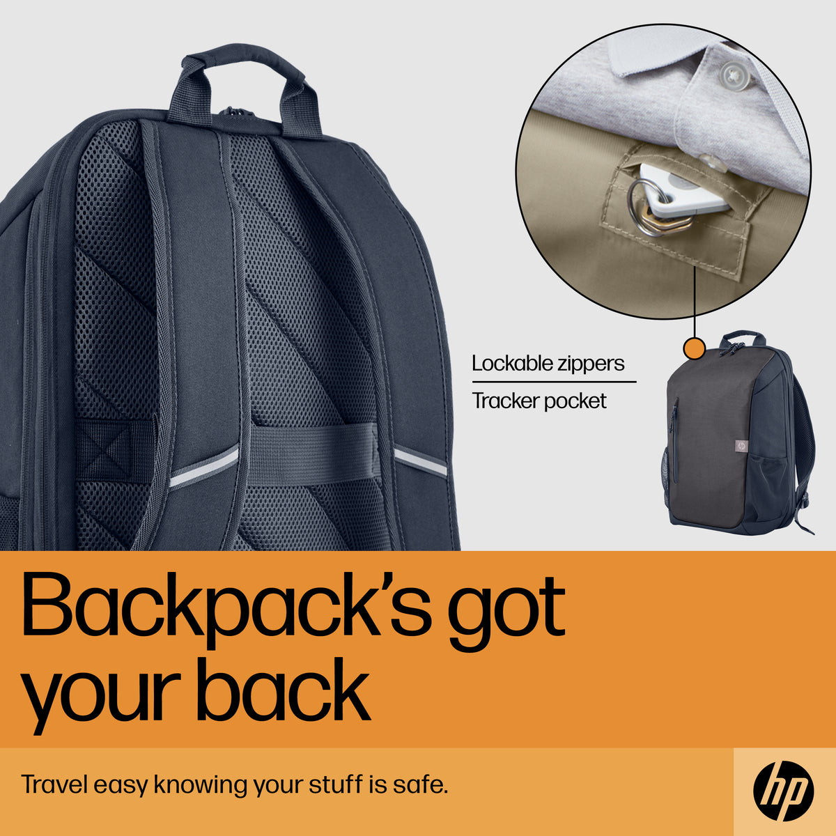 HP Inc. HP Travel 18L 15,6 IGR Laptop Backpack