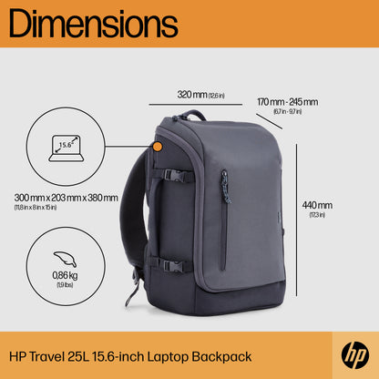 HP Inc. HP Travel 25L 15,6 IGR Laptop Backpack