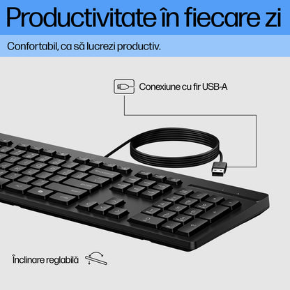 HP Inc. HP 125 G2 USB WD KEYBOARD/INTL ENGLISH