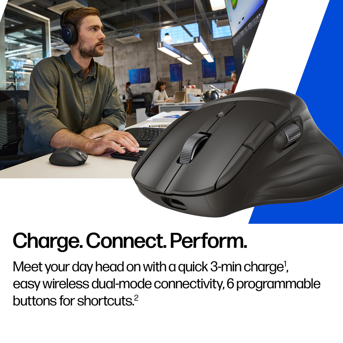 HP Inc. HP Ultra-Fast Scroll Wireless Mouse 785M EURO