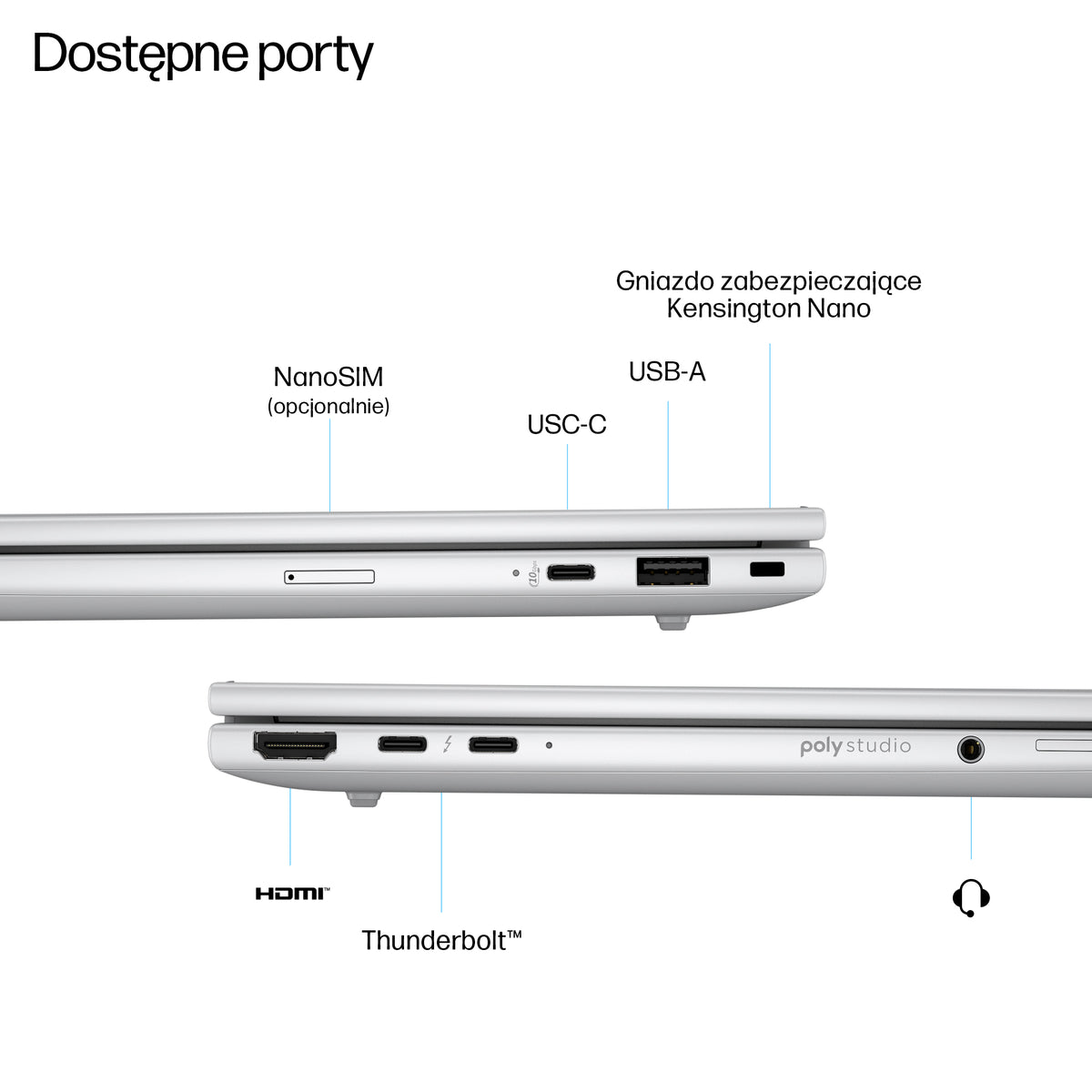 HP Inc. HP EliteBook 8 G1i 13 WUXGA LED UWVA 300n AG 60Hz U7-255U 16GB 512GB W11P 3/3/3