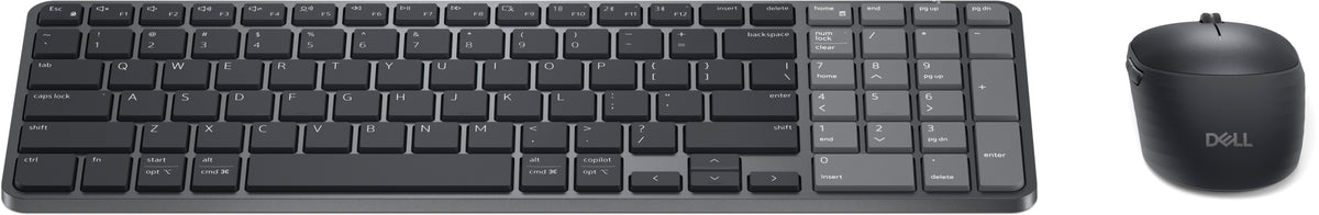 Dell Pro 7 Rechargeable Compact Keyboard and Mouse - KM746 - US International (QWERTY)