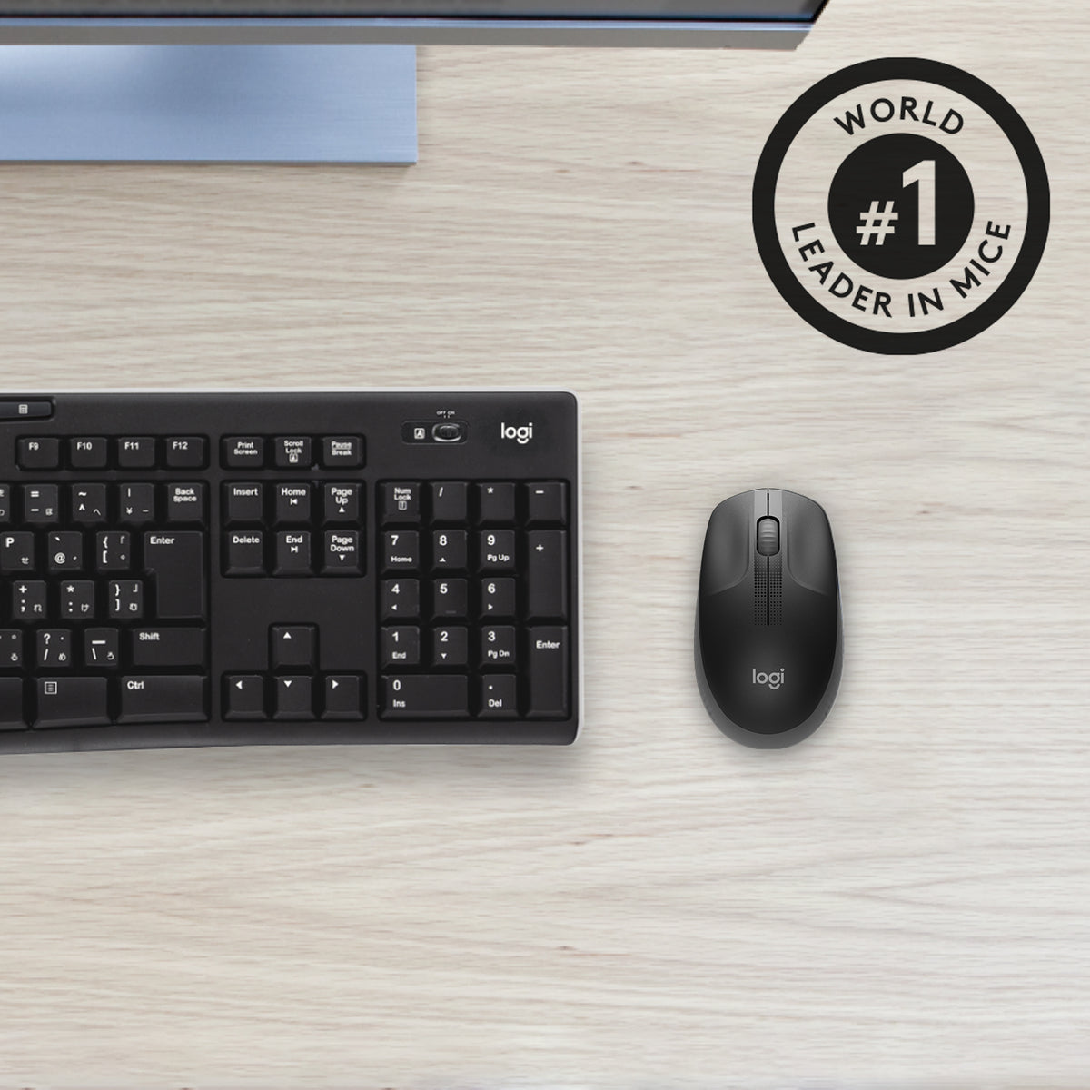 Logitech M190 FULL-SIZE WIRELESS MOUSE/CHARCOAL EMEA