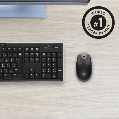 Logitech M190 FULL-SIZE WIRELESS MOUSE/CHARCOAL EMEA