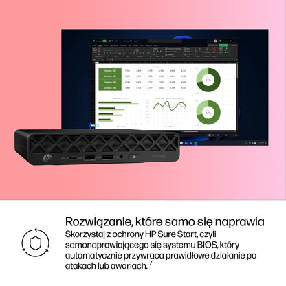 HP Inc. HP ProDesk 4 Mini G1i U5 225T 16GB 512GB Win11P 3/3/3
