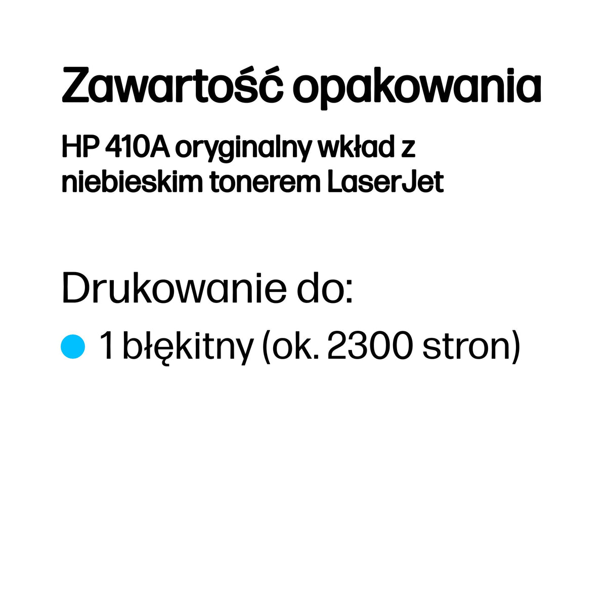 HP Inc. TONER CARTRIDGE 410A CYAN/.