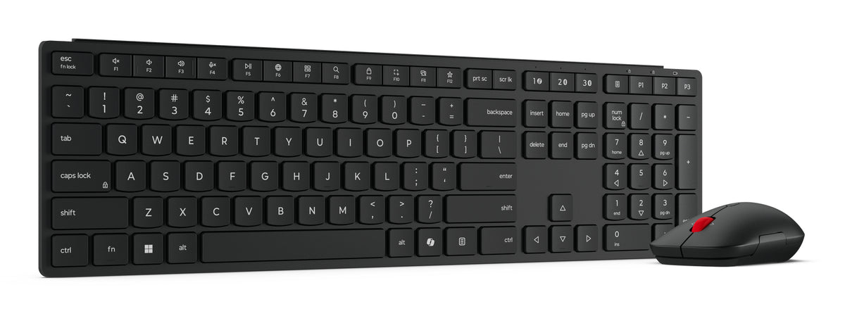 Lenovo Wireless Multi-Mode Pro Combo Keyboard and Mouse 6000-US Euro