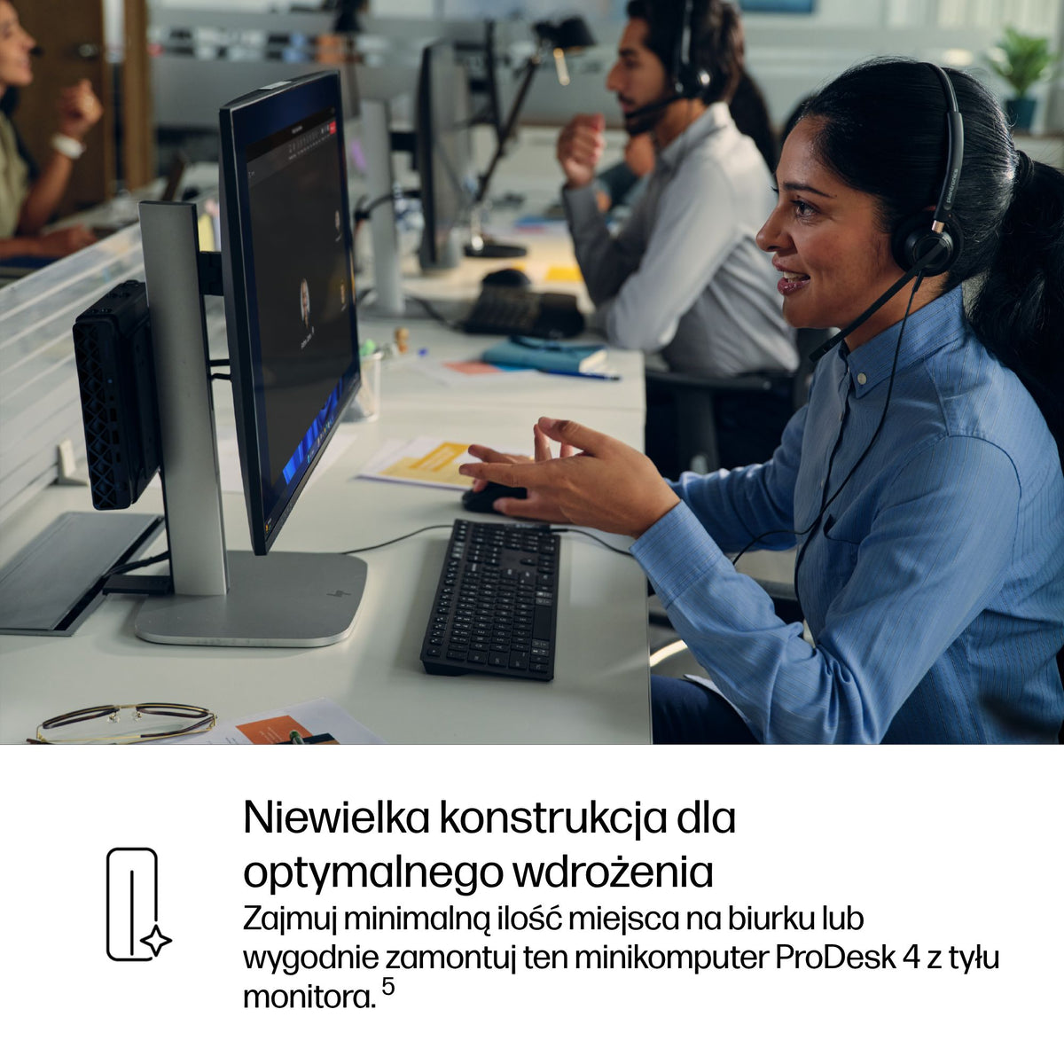 HP Inc. HP ProDesk 4 Mini G1i U5 235T 16GB 512GB Win11P 3/3/3