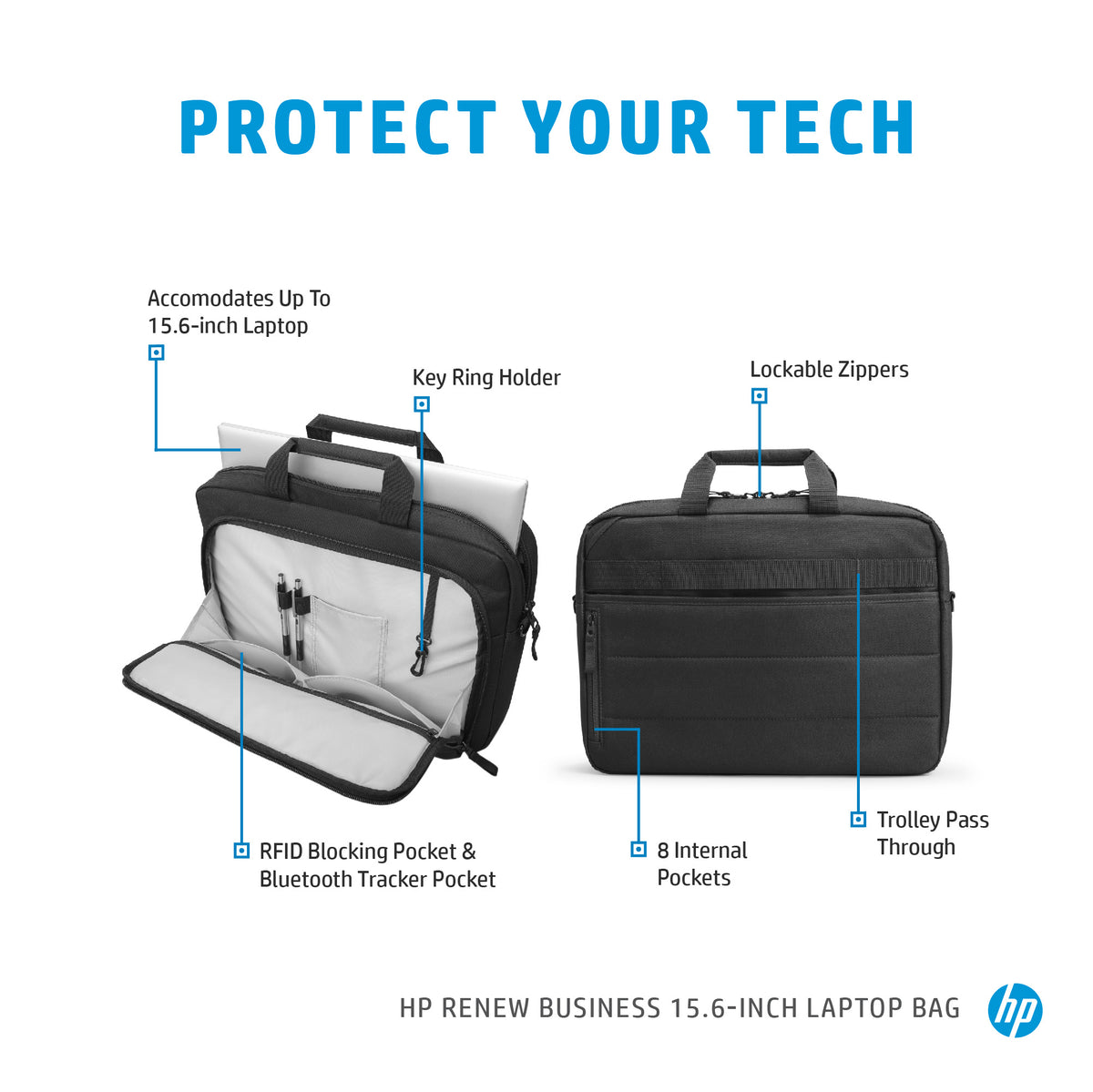 HP Inc. HP Rnw Business 15,6 Laptop Bag