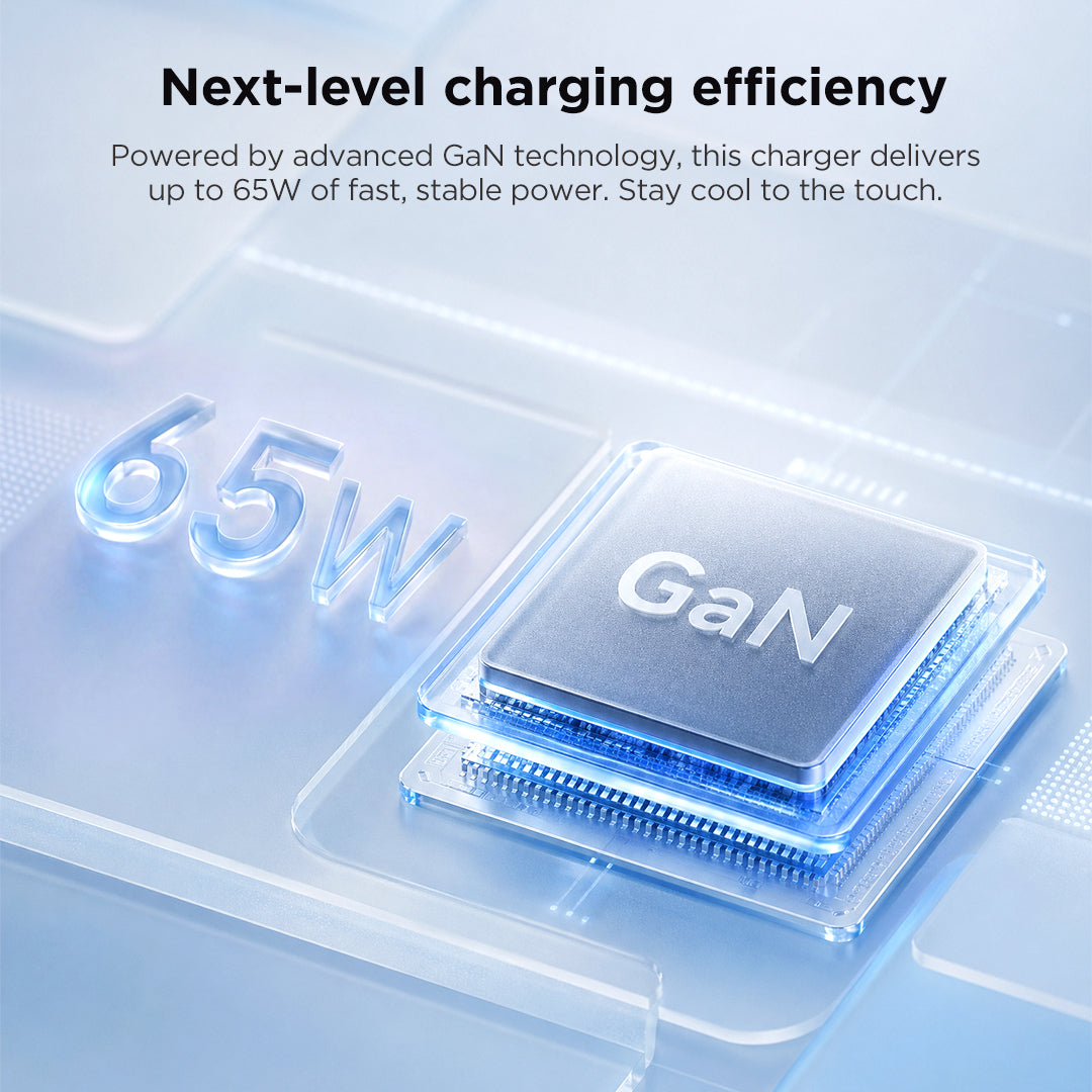 Lenovo 65W Mini USB-C GaN Charger Black -EU