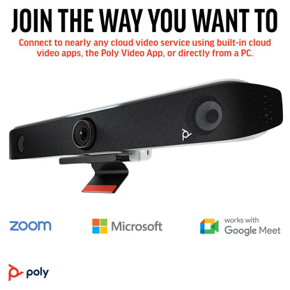 HP Inc. Poly Studio X52 All-In-One Video Bar EMEA - INTL English Loc Euro plug
