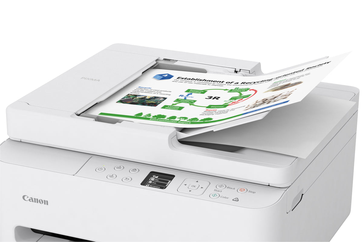 Canon PIXMA TS7550I WHITE A4 MFP 3IN1/ADF WLAN 1200 X 1200 DPI