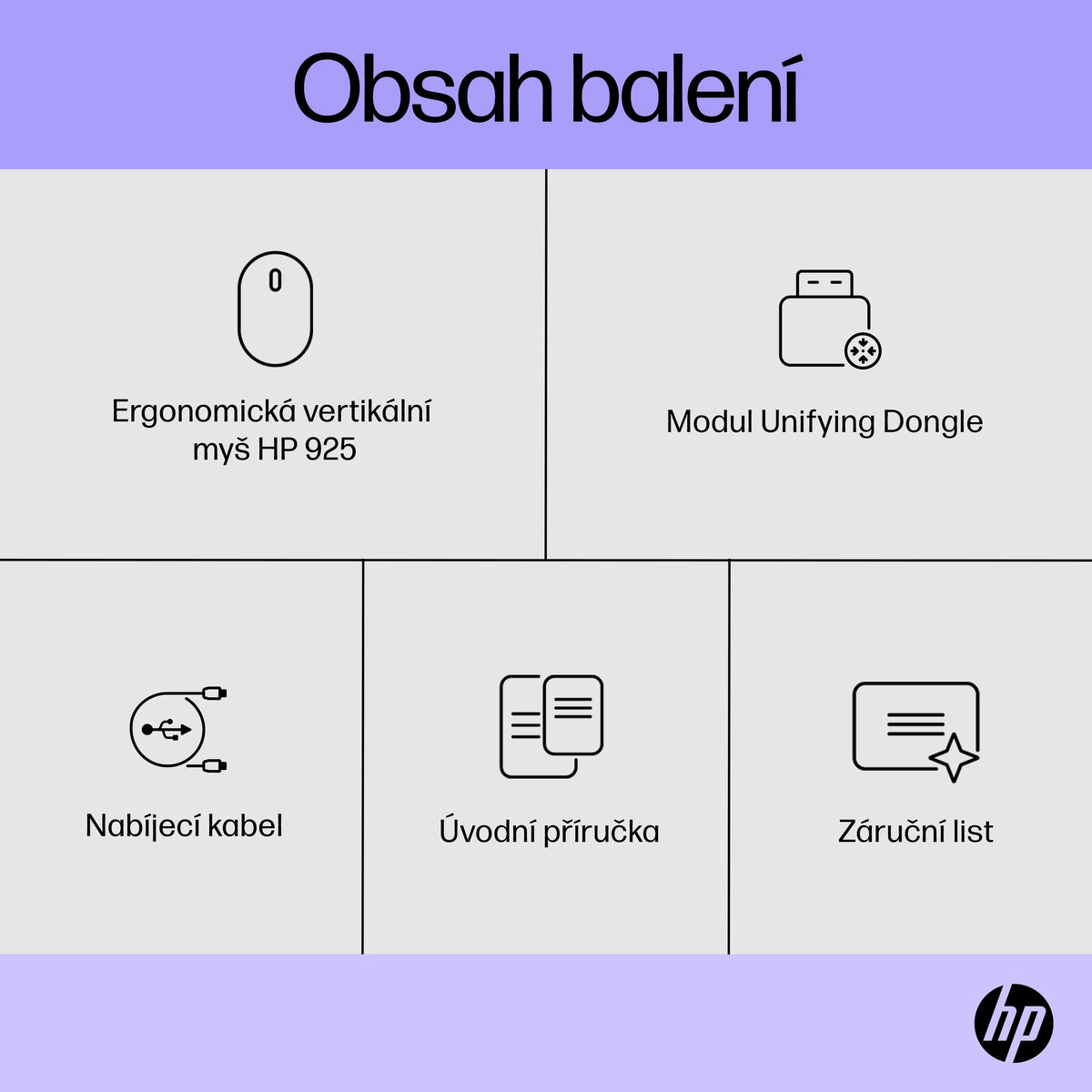 HP Inc. HP 925 Ergo VRTCL Wireless Mouse
