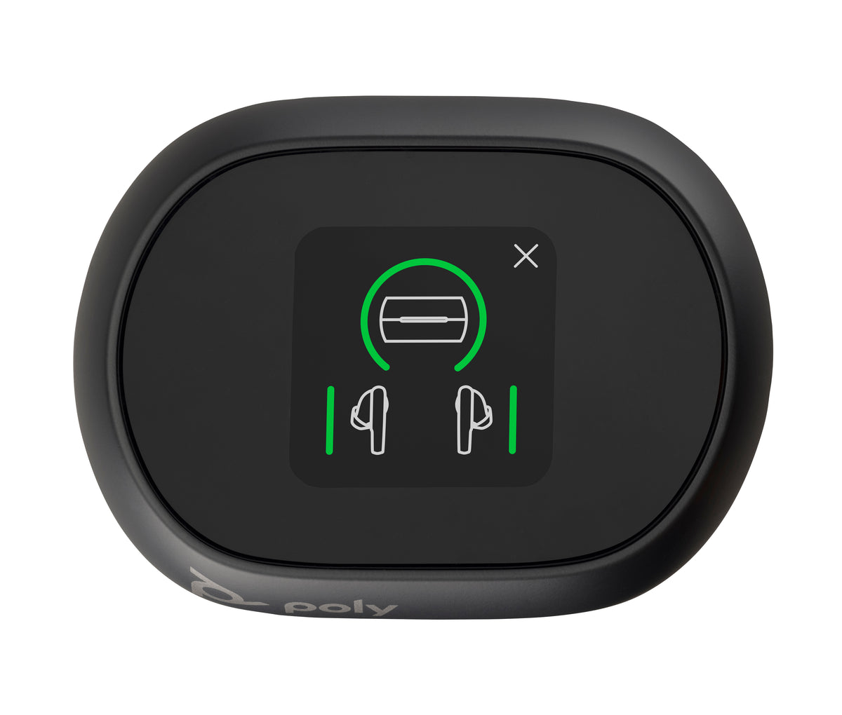 HP Inc. Poly Voyager Free 60+ UC M Carbon Black Earbuds +BT700 USB-C Adapter +Touchscreen Charge Case