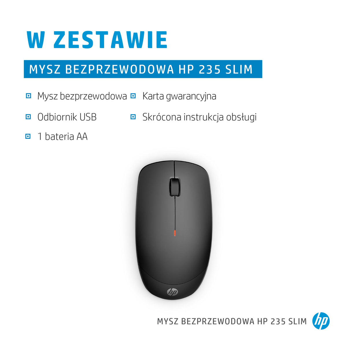 HP Inc. HP 235 SLIM WRLS MOUSE