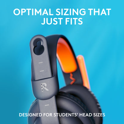 Logitech ZONE LEARN - CLASSIC BLUE/WW-9006 ON EAR USB-C