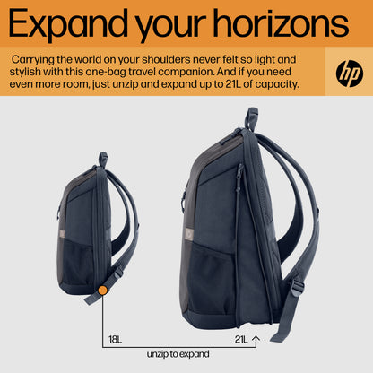 HP Inc. HP Travel 18L 15,6 IGR Laptop Backpack