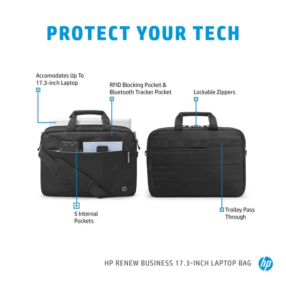HP Inc. HP Rnw Business 17,3 Laptop Bag