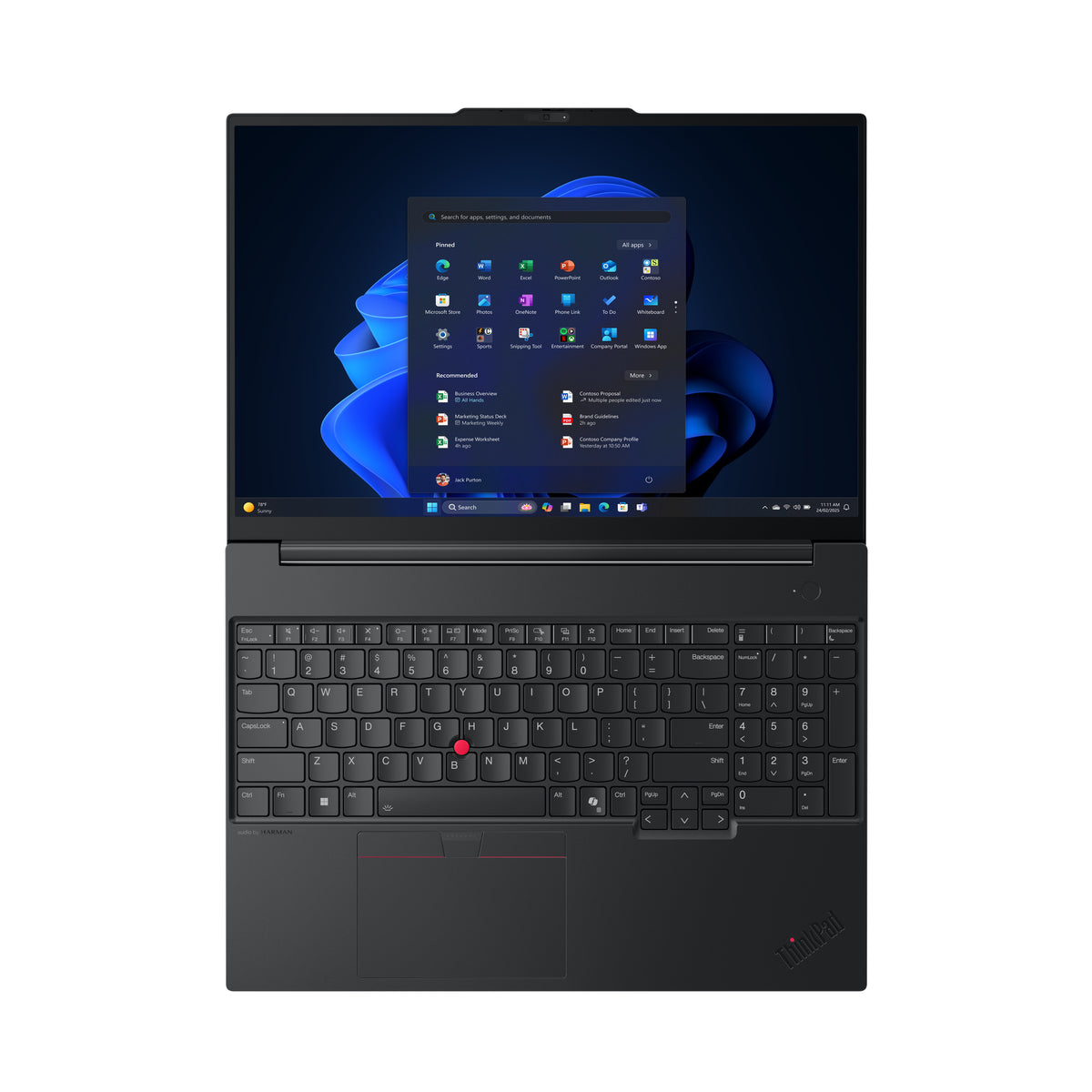 Lenovo Notebook ThinkPad E16 G3 16" WUXGA AG 300N Ultra 7 258V 32GB 512GB FPR BCKLT W11P 3Y Onsite 1Y Premier