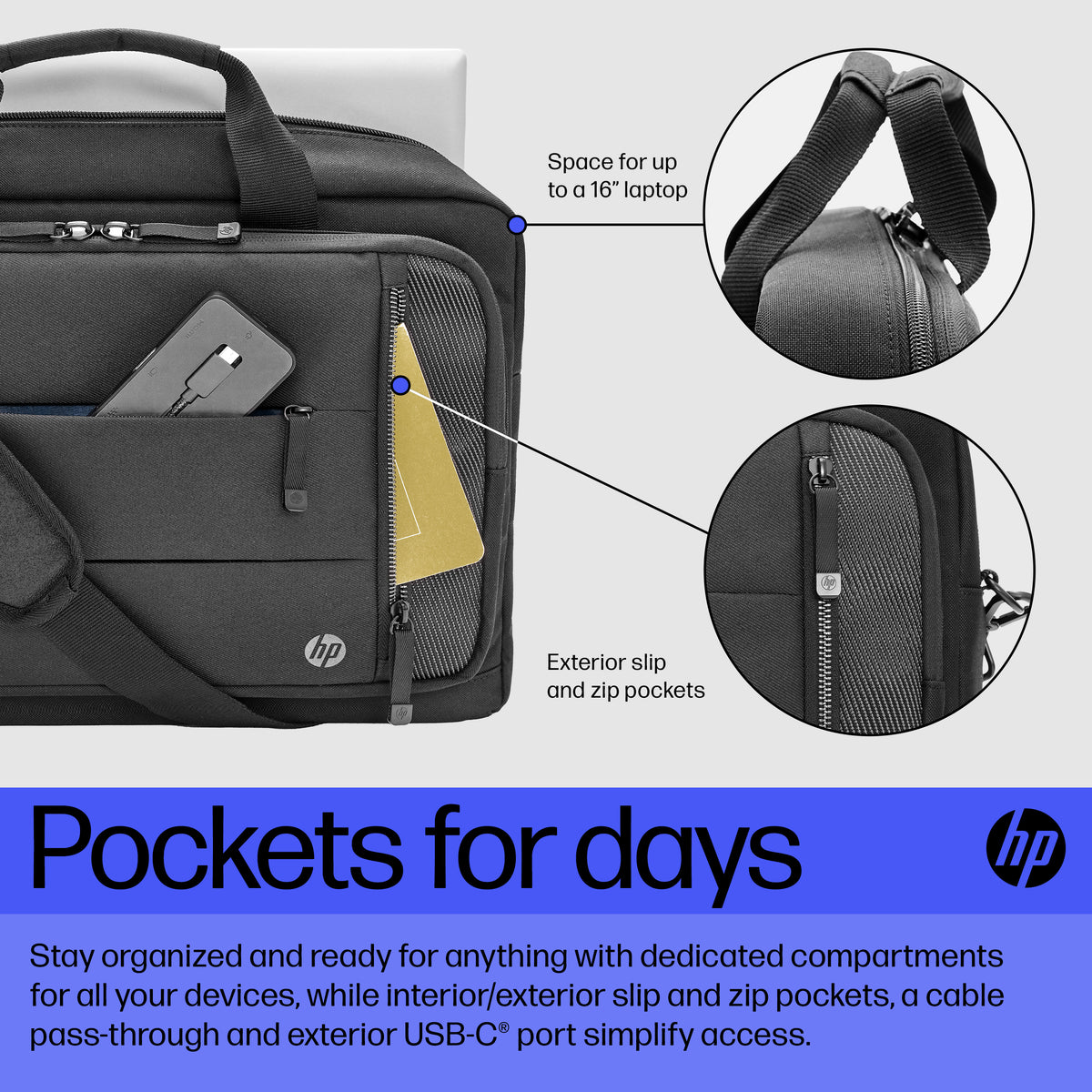 HP Inc. HP Rnw Exec 16 Laptop Bag