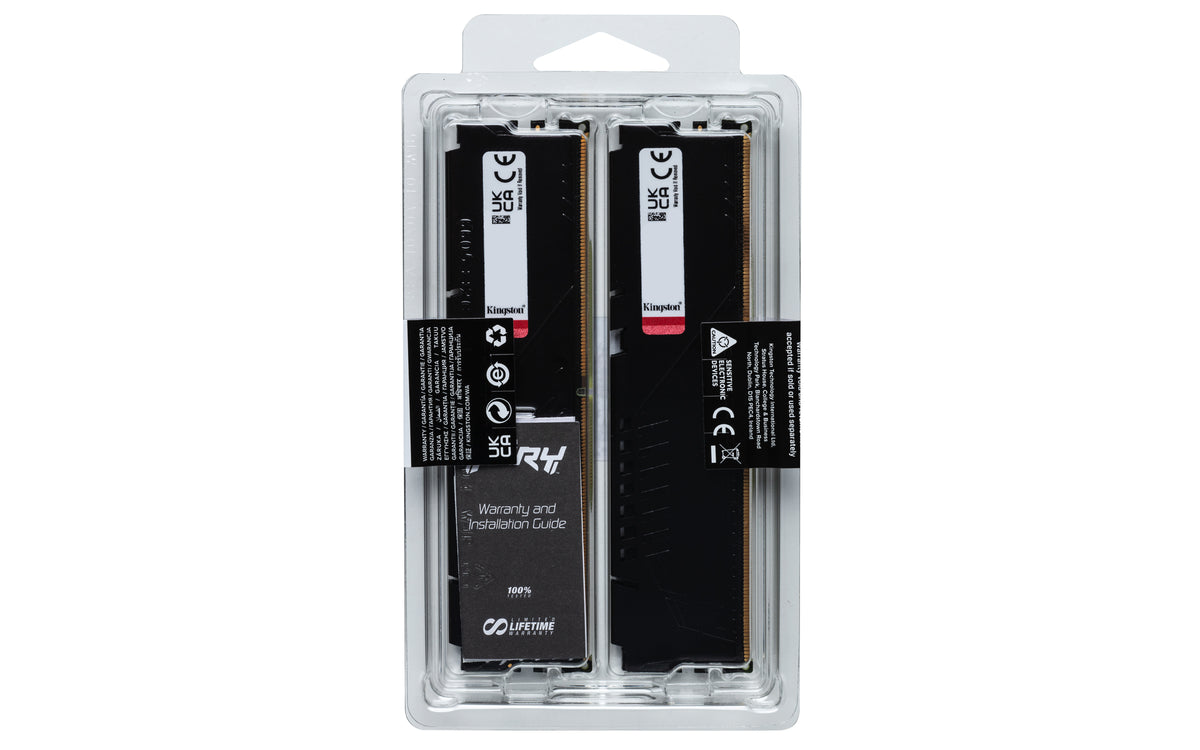 Kingston 16GB DDR5 6000MT/S CL30 DIMM/KIT OF 2 FURY BEAST Black EXPO