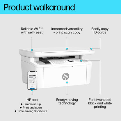 HP Inc. HP LaserJet MFP M140w Printer