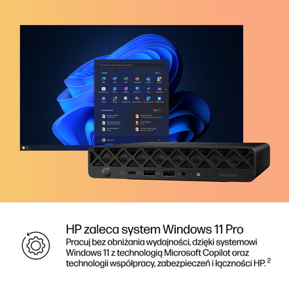 HP Inc. HP ProDesk 4 Mini G1i U5 235T 16GB 512GB Win11P 3/3/3